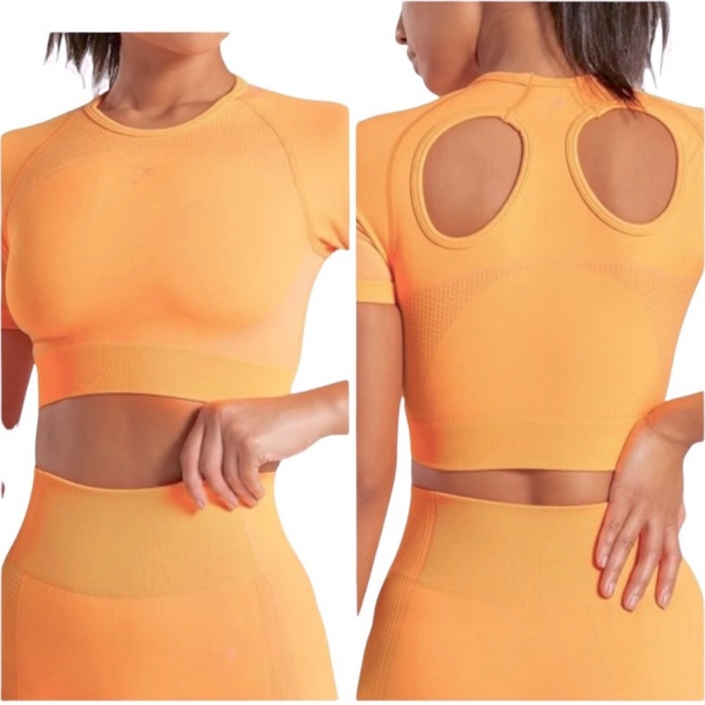 Gymshark Orange Crop Top